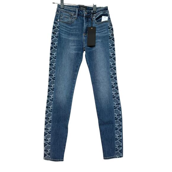 Driftwood Women's Blue Light Wash Jackie High Rise Skinny Jeans Size 24 - Picture 1 of 5